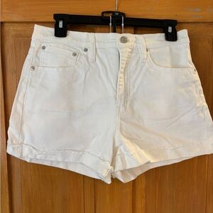 J. Crew White Jean Shorts